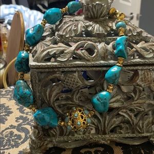 Turquoise necklace from Nieman Marcus